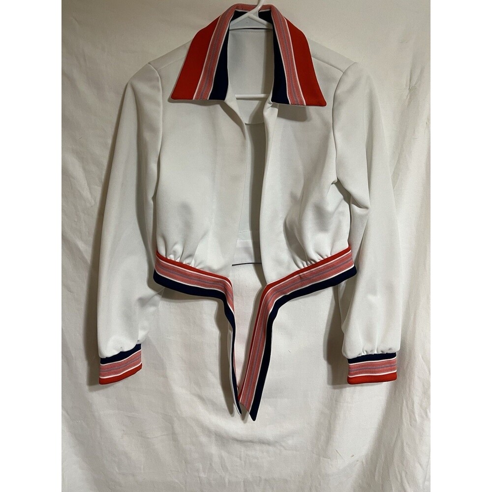 Long sleeve jacket Blazer crop tie Front Classic Versatile, Trendy Preppy R1